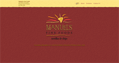 Desktop Screenshot of manuelsfinefoods.com